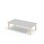 Bord Helmi akustikklaminat 160x80 cm hvit mansjett