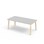 Bord Helmi akustikklaminat 160x80 cm hvit mansjett