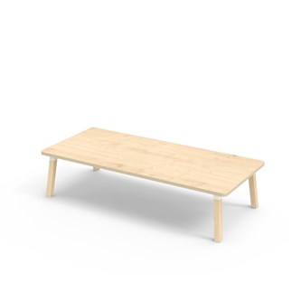 Bord Helmi akustikklaminat 180x80 cm hvit mansjett