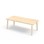 Bord Helmi akustikklaminat 180x80 cm hvit mansjett