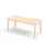 Bord Helmi akustikklaminat 180x80 cm hvit mansjett