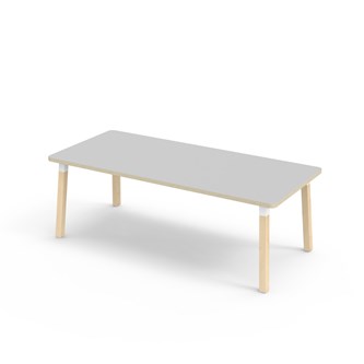 Bord Helmi akustikklaminat 180x80 cm hvit mansjett