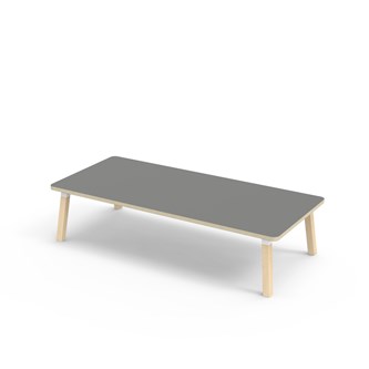 Bord Helmi akustikklaminat 180x80 cm hvit mansjett