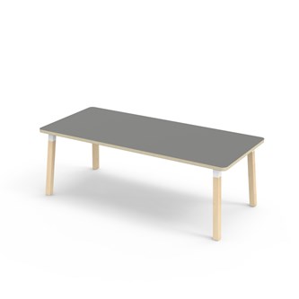 Bord Helmi akustikklaminat 180x80 cm hvit mansjett