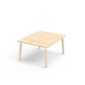 Bord Helmi FSC akustikklaminat 100x120 cm hvit mansjett