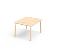 Bord Helmi FSC akustikklaminat 100x120 cm hvit mansjett