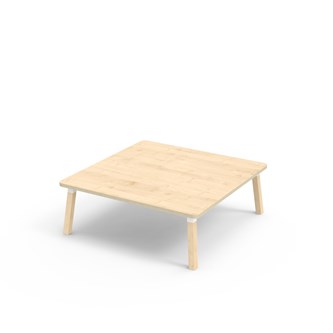 Bord Helmi FSC akustikklaminat 120x120 cm hvit mansjett