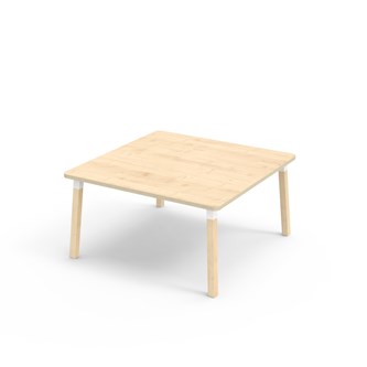 Bord Helmi FSC akustikklaminat 120x120 cm hvit mansjett