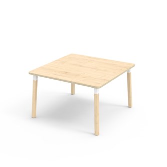 Bord Helmi FSC akustikklaminat 120x120 cm hvit mansjett