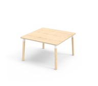 Bord Helmi FSC akustikklaminat 120x120 cm hvit mansjett