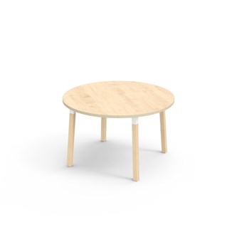 Bord Helmi HT Ø120 cm hvit mansjett