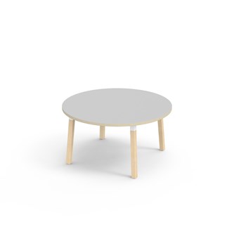 Bord Helmi HT Ø120 cm hvit mansjett