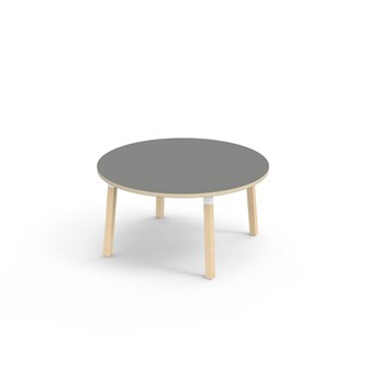 Bord Helmi HT Ø120 cm hvit mansjett