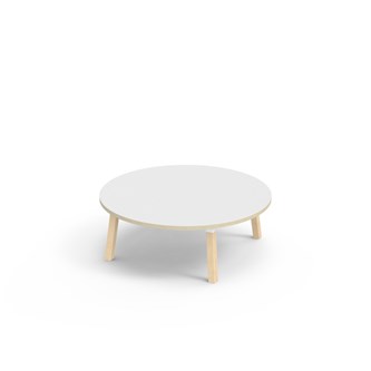 Bord Helmi HT Ø120 cm hvit mansjett