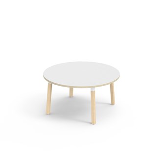 Bord Helmi HT Ø120 cm hvit mansjett