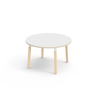 Bord Helmi HT Ø120 cm hvit mansjett