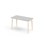Bord My FSC laminat  120x60 cm hvit mansjett