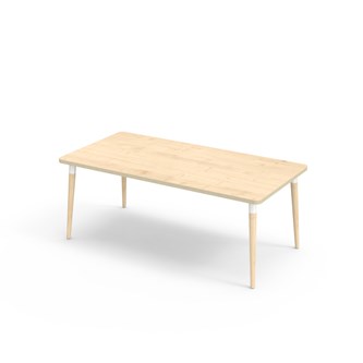 Bord My akustikklaminat 160x80 cm hvit mansjett