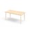 Bord My akustikklaminat 160x80 cm hvit mansjett