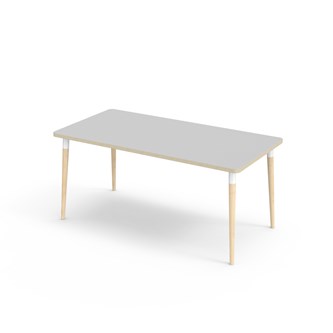 Bord My akustikklaminat 160x80 cm hvit mansjett