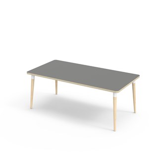 Bord My akustikklaminat 160x80 cm hvit mansjett