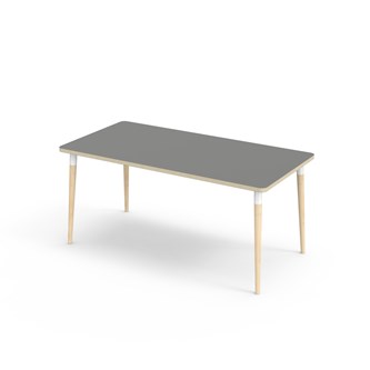 Bord My akustikklaminat 160x80 cm hvit mansjett