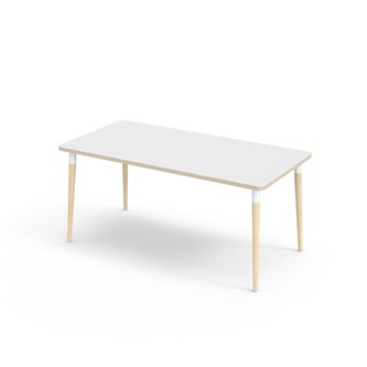 Bord My akustikklaminat 160x80 cm hvit mansjett