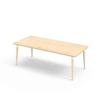 Bord My laminat  180x80 cm hvit mansjett