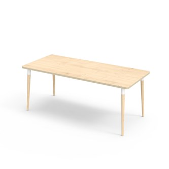 Bord My laminat  180x80 cm hvit mansjett