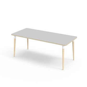 Bord My laminat  180x80 cm hvit mansjett