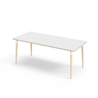 Bord My laminat  180x80 cm hvit mansjett