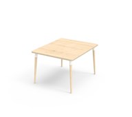 Bord My FSC akustikklaminat 100x120 cm hvit mansjett