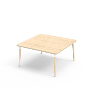 Bord My FSC akustikklaminat 120x120 cm hvit mansjett