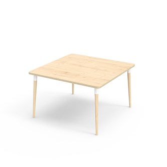 Bord My FSC akustikklaminat 120x120 cm hvit mansjett