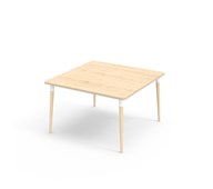 Bord My FSC akustikklaminat 120x120 cm hvit mansjett