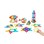 Polydron utforskersett transparent 100 deler