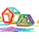 Polydron utforskersett transparent 100 deler
