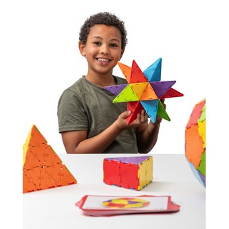 Polydron klassesett fargeglede 276 delar