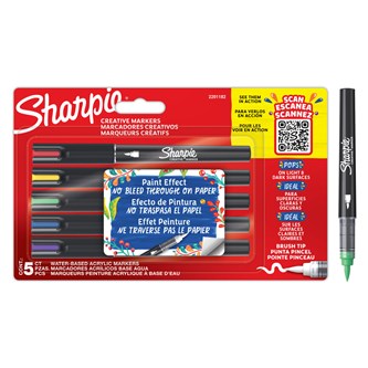 Penseltusj Sharpie Acrylic 5 stk