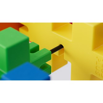 PLUS-PLUS Hexel regnbue