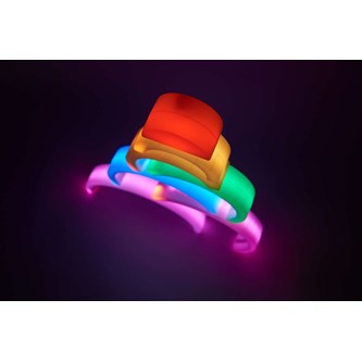 Lysende regnbue 7 deler