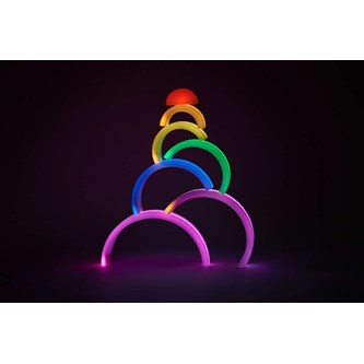 Lysende regnbue 7 deler