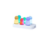 Lysende figurer 6 stk