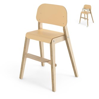 Barnestol Grow FSC D21 sh50 cm med fotstøtte