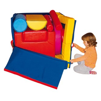 Motorikksett i skum kube 17 deler