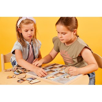 Puslespill Hele verden i ett hus