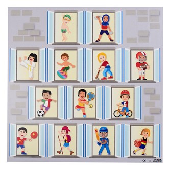 Puslespill Hele verden i ett hus