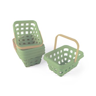 Dantoy Green Garden handlekurv 5 stk