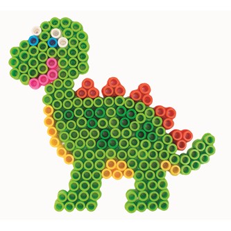 Perleplater XL dinosaurier 5 stk
