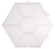 Perleplater sekskant 15 cm 10 stk